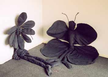 Paul de Reus, Vlinder en Bloem, 2x 150x150 x 100 cm